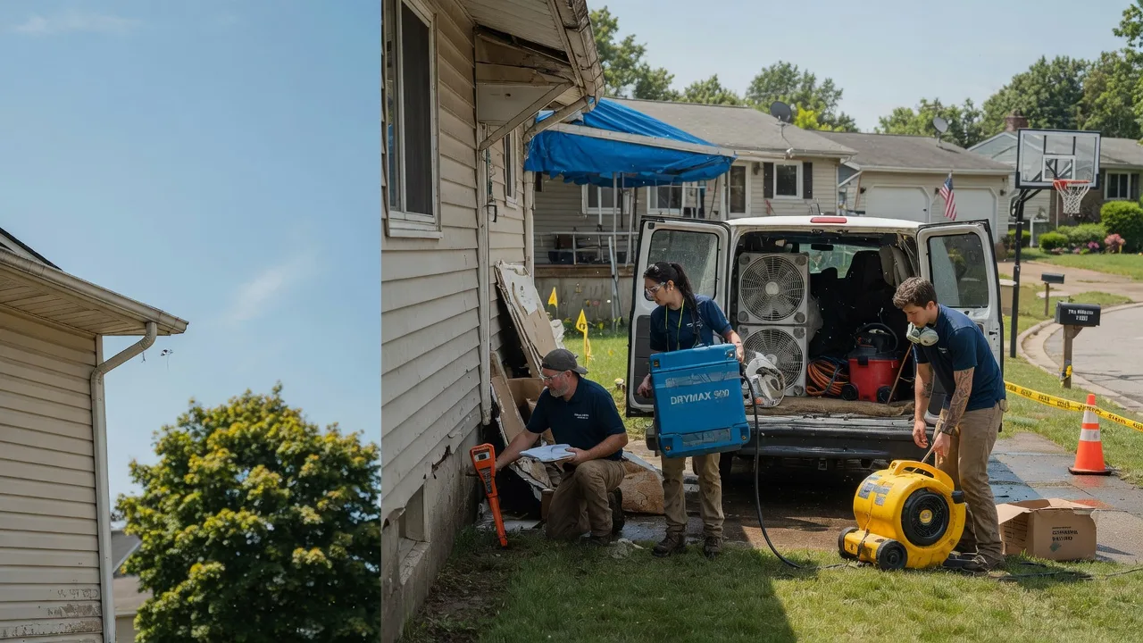 Ceiling Leak Cleanup in Montague, MI near me